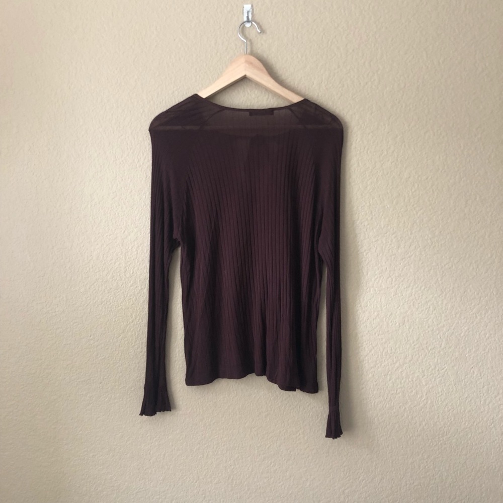 Zara Long Sleeve key hole top - Picture 5 of 5